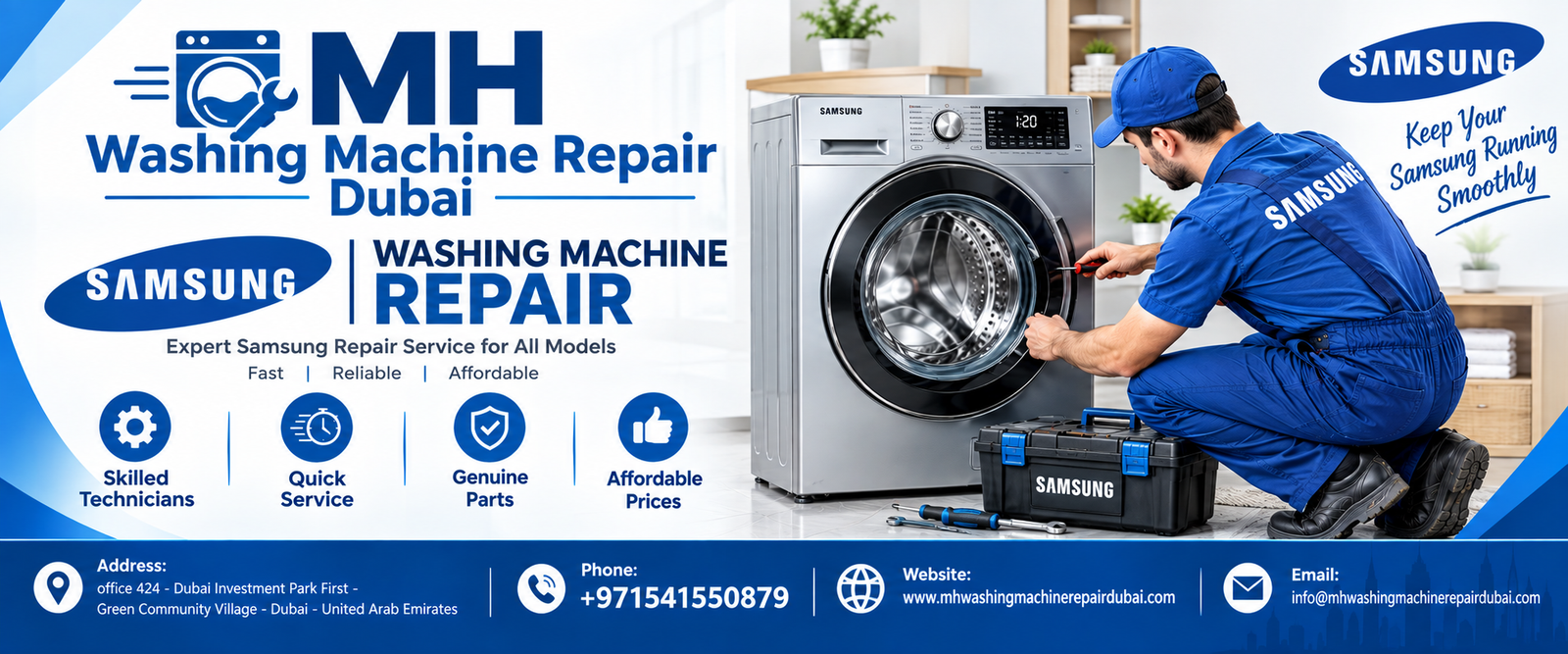 Samsung Washing Machine Repair Slider