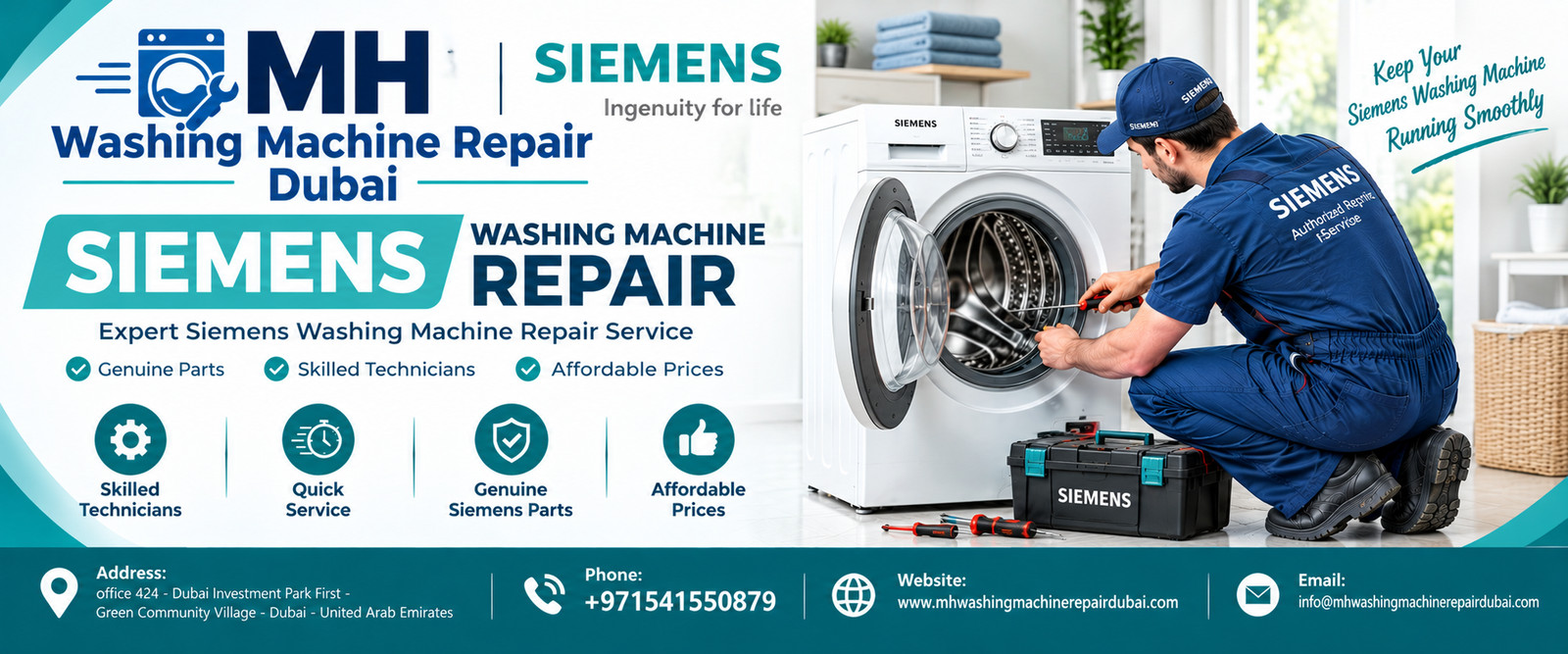 Siemens Washing Machine Repair Slider