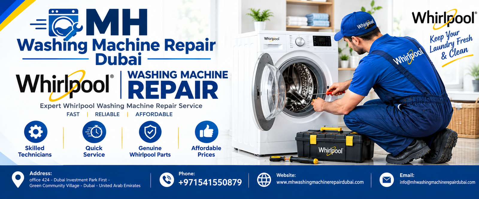 Whirlpool Washing Machine Repair Slider