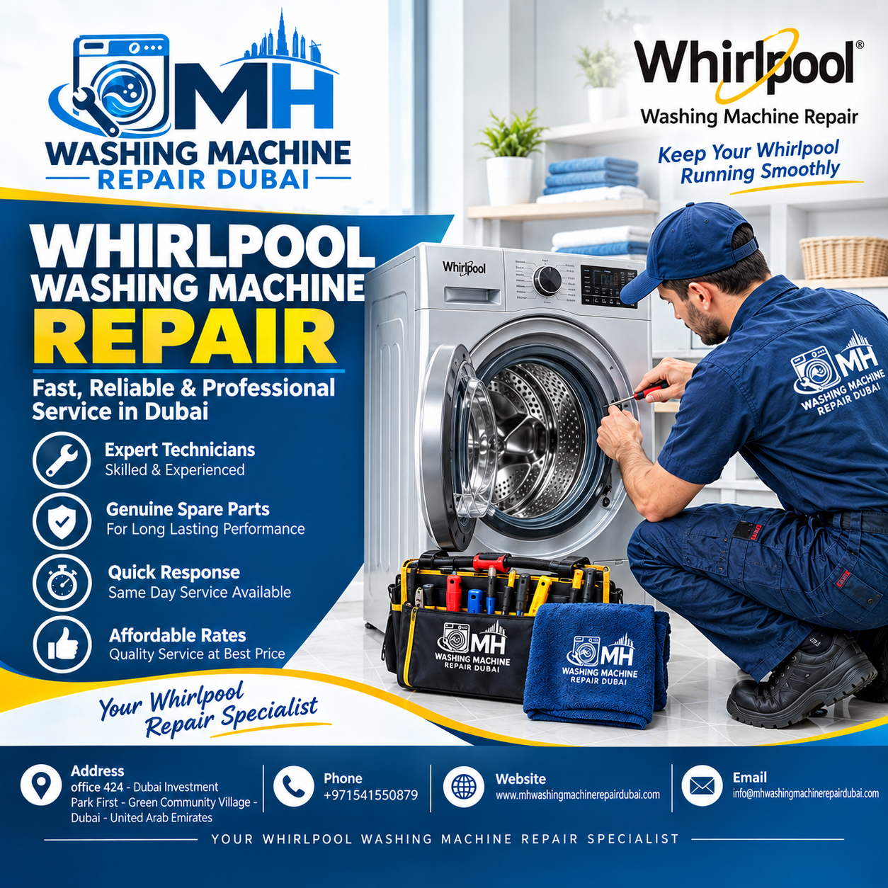 Whirlpool Washing Machine Repairs
